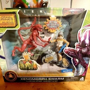 Alien Collection Xenomorph Runner Swarm Planetary Attack Alien Battle Set
